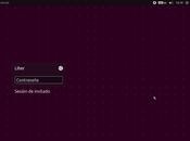 pantalla Login Ubuntu
