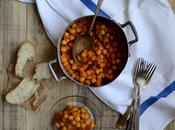 Garbanzos curry jengibre