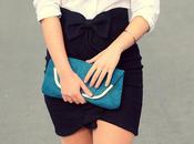 Look day: Bowknot skirt cute heart