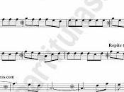 Último Mohicano partitura para Oboe banda sonora película