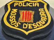 Tarta Placa Mossos D'Esquadra