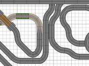 1259. Gran circuito scalextric curvas equivalentes.