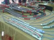 Scalextric pequetren solidario Loeches Madrid. (incluye video circuito grabado desde tren movimiento)