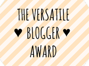 Premio: Versatile Blogger Award