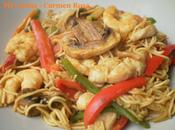 Fideos estilo singapur