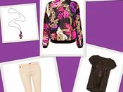Bomber estampada