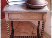 Restauración mesa costurero