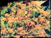 Quinoa brocoli, zanahoria curry!