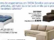 IKEA crea original acción marketing Sevilla regala algunos muebles varios clientes.