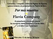 Presentación "Por muertos" Flavia Company