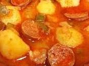 Patatas chorizo riojana