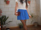 Blue skirt