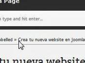 Crea nueva website Joomla