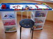 mesa para organizar piezas lego
