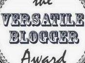 Premio: versatile blogger award.