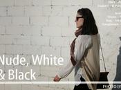 Nude, white black