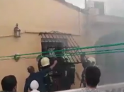 Seis heridos incendio vivienda Hermanas (vídeo)