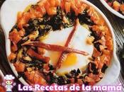 Receta Huevos horno espinacas