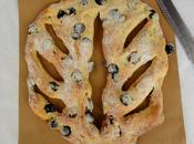 Fougasse Aceitunas Negras Cebolla