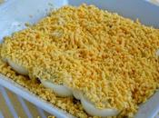 Huevos rellenos gambas