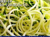 Cómo hacer espaguetis calabacín (dieta Dukan)