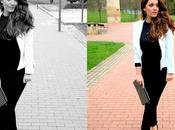 Black White
