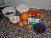 Bizcocho especiado naranja pasas Spiced orange cake with raisins