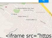 Como incrustar mapas desde nuevo Google Maps
