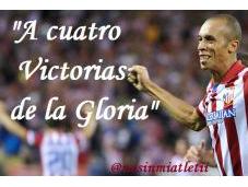 Atlético: cuatro victorias gloria