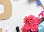 Cómo hacer letras flores para decoración primaveral
