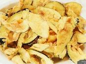 Berenjenas fritas Patatas para niños