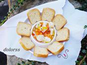 Cebiche bacalao pimientos