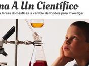 "Apadrina científico." Esta situación llegado ciencia España.