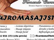 Fernando carmona ejerce quiromasajista
