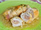 Rollitos pollo, jamón queso