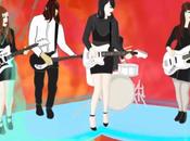 Girls convierten dibujos animados para video 'Rimbaud Eyes'