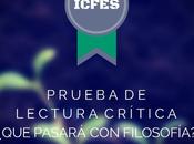 Lectura Crítica ICFES: ¿Comienza eliminación Filosofía?