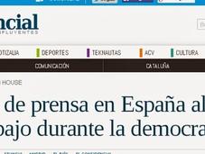 Peligra libertad prensa España