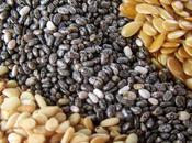 Beneficios semillas: chía, lino sésamo