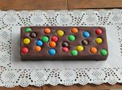 Tableta chocolate, gianduja M&amp;M's. Receta