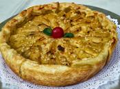 Tarta crema manzana Olla