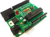 Arduino Shield. microcontrolador famoso combinado Arduino.