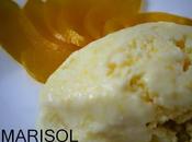 Helado melocoton