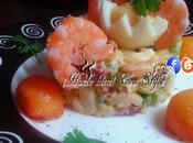 Ensaladilla langostinos patatas