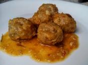 Albóndigas salsa almendras