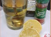 Bebida adelgazante verde, cayena limón