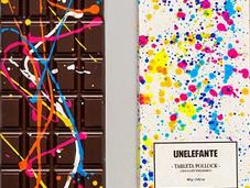 Tabletas chocolate transforman obras arte Pollock