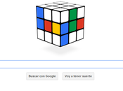 Doodle aniversario cubo Rubik