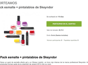 ¡sorteo esmalte pintalabios skeyndor!