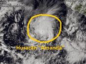 poderoso huracán "Amanda" categoría Pacífico